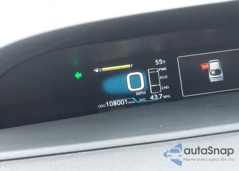 2017 Toyota Prius Three z USA, uszkodzony, nr VIN JTDKARFU9H3536248